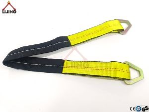 [Hot Item] Heavy Duty Tow Strap with Hooks Recovery Strap Car Transport Trailer