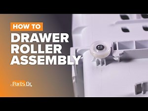 How to replace Drawer Roller Assembly part # WR02X13658 on your GE Refrigerator