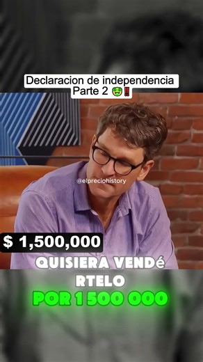 Declaracion de independencia Parte 2 #elpreciodelahistoria #coleccion #coleccionista #historychannel
