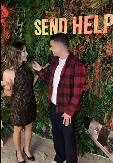 #sendhelp Miami premiere with Dee Valladeres from Survivor 50! @20th Century Studios #interview #movies #survivor