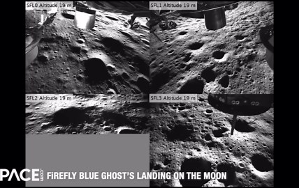 Firefly's Blue Ghost moon landing captured with NASA stereo cameras