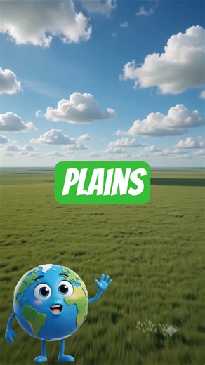 What Are Plains? 🌾🚜 | Earth Science for Kids #plains #geographyforkids #funfacts