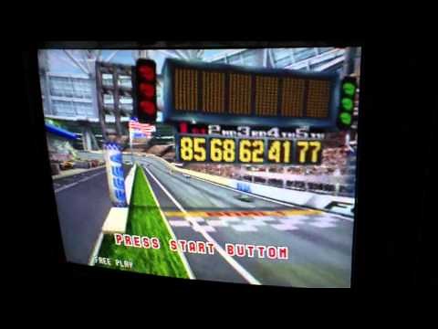 Sega Daytona USA 2 Battle on the Edge Attract Mode