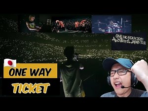 FIRST TIME LISTENING TO ONE WAY TICKET (LIVE) BY ONE OK ROCK | REACTION