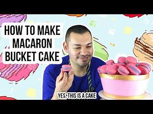 How To Make A Macaron Bucket Cake! Welcome to season 2 CakeWithIt