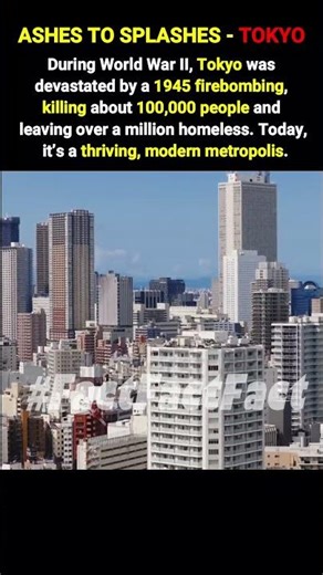TOKYO - “Ashes to Splashes” #ww2 #usa #japan #tokyo