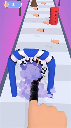 Finger Running 3D Game #shortsfeed #71 #fingerrunner3d #finger