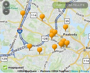 SEX OFFENDER MAP: Where Do Peabody's Highest Level Sex Offenders Live and Work?