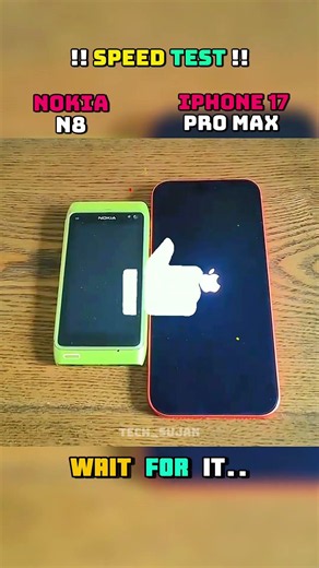 NOKIA N8 VS IPHONE 17 PRO MAX | BOOT UP SPEED TEST ⚡ CLASSIC VS FLAGSHIP 🔥 WHO WINS?