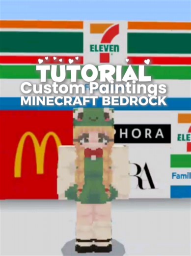 Tutorial de Pinturas Personalizadas no Minecraft Bedrock