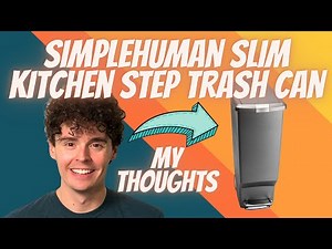 Simplehuman 40 Liter / 10.6 Gallon Slim Kitchen Step Trash Can (Review)