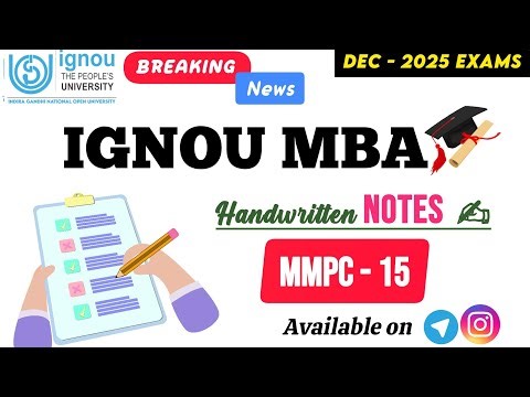 Mmpc - 15 IGNOU MBA Handwritten Notes | Easy & Simple Language | Full Syllabus Explained | Gyan Gate