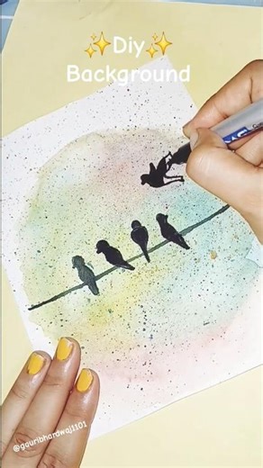 easy paper background ✨❣️#ytshorts #diy #papercraft #paperbackground