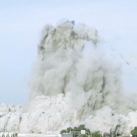 Demolition of Mina Plaza tower in Abu Dhabi
