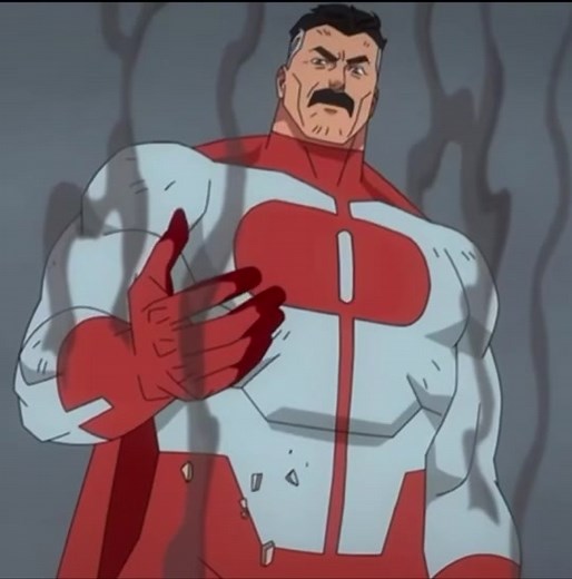 FAKE BLOOD! || creds to @zaxis and @anna🕷️ || #capcut #omniman #invincible #immortal #edit #fyp #viralvideo #xyzbca #viral #foryou #edits