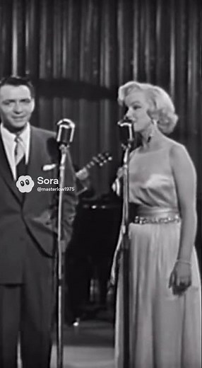 Frank Sinatra and Marilyn Monroe sing together. #sinatra #music