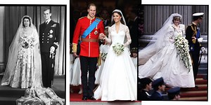The Romantic Details On The Wedding Dresses Of British Royal Family Brides