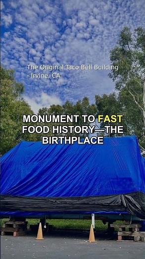 The Original Taco Bell Building - Irvine, CA #Shorts