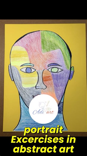 Exercises in Abstract Art #adstract #portrait #pencils