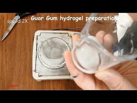 Facile preparation of a self healing hydrogel