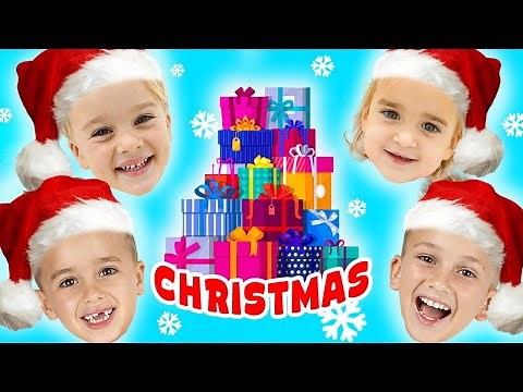 Vlad and Niki's Family opening Christmas presents!