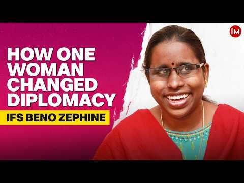 India’s First Visually Impaired IFS Officer Beno Zephine on Diplomacy, Inclusion & Women in Power