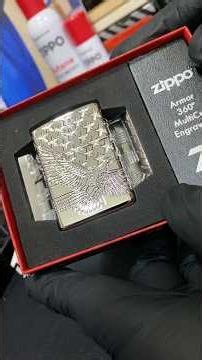 Zippo Armor MultiCut Patriotic Eagle High Polish Chrome 49027 #zippo #batluazippo #zippochinhhang