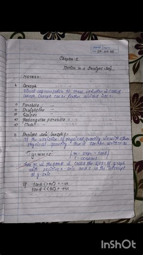 Physics | Chapter 2 | Motion in a straight line | Notes | Class 11| Physics class 11 | NEET | JEE