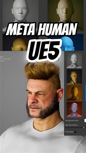 How to Create a MetaHuman in Unreal Engine 5 #ue5 #gaming #gamedev #unrealengine5 #indiedev