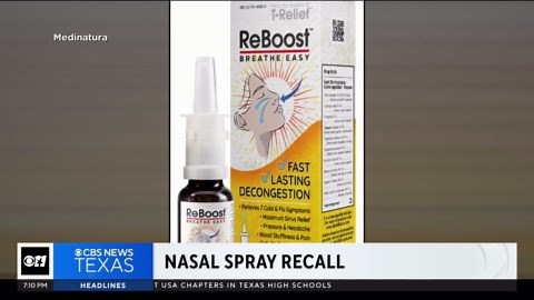 FDA recalls ReBoost nasal spray over mold and microbial contamination