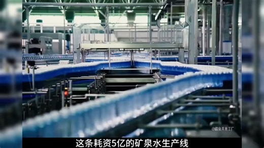 投资5亿的百岁山矿泉水生产线，每小时竟然能生产72000瓶矿泉水