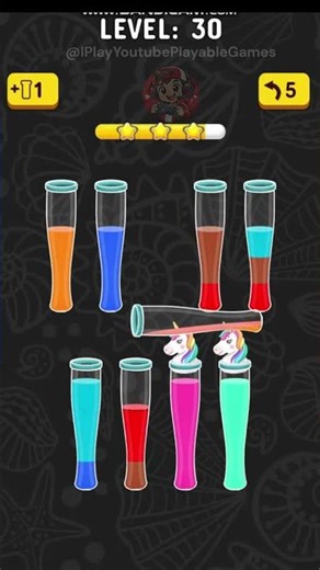 Color Water Sort 3D #games #gameplay #shorts