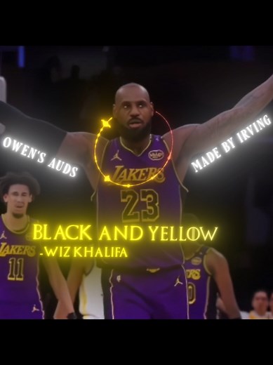 Energetic Black and Yellow Audio Edit