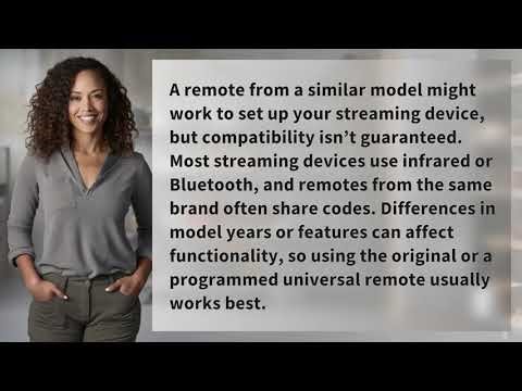 Can a Similar Model Remote Setup Your Streaming Device?