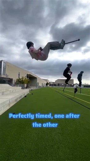 One by One… Insane Backflip Chain 🤯