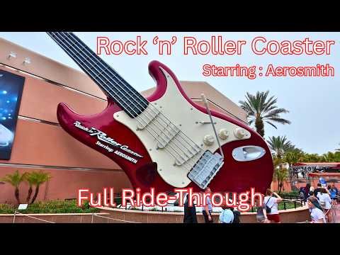 Rock 'n' Roller Coaster Starring Aerosmith | POV Ride Through | Final Ride | Rock and Roller Coaster