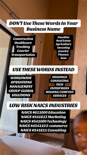 The wrong code can get you denied ! Some industries require paperwork or “more income” to get funded. Use the low risk NAICS codes to maximize your funding! Comment “fund” for help | KingLeo | Facebook