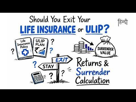 Should You Exit Your Life Insurance or ULIP? Returns & Surrender Value Calculation 📉 in Hindi