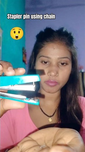 Chain using stapler pin 📍 hack 😮#shortvideos #shorts #viral #viralvideos #yt #ytshorts#youtubeshorts