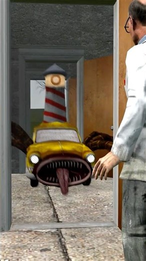 Машина Пожиратель vs Дверь ЧЕЛЛЕНДЖ часть 2 #gmod #sfm