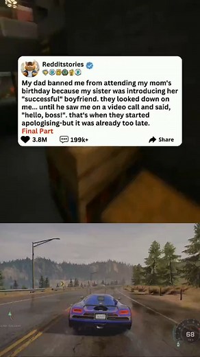 P3 My dad banned me from attending my mom's birthday because my sister was introducing her successful boyfriend. they looked down on me... until he saw me on a #foryou #fyp #reels #viral #redditstorytime #redditposts #storytime #redditstories #reddit #askreddit #redditparanormal #nosleep #text #askreddit #redditreadings #paranormal #nosleep | Game Changers