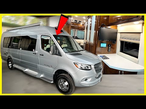 Most Space To LIVE & WORK In A Class B RV - 2023 Coachmen Galleria 24A Camper Van!