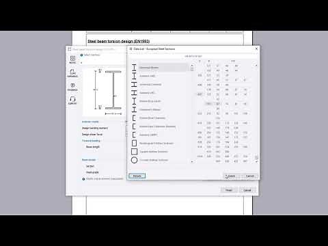Steel beam torsion design (EN1993)