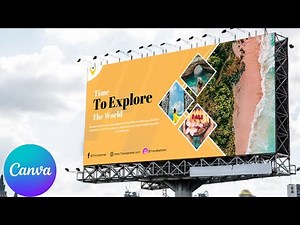Billboard Design In Canva | Canva tutorial | Billboard Design Tutorial