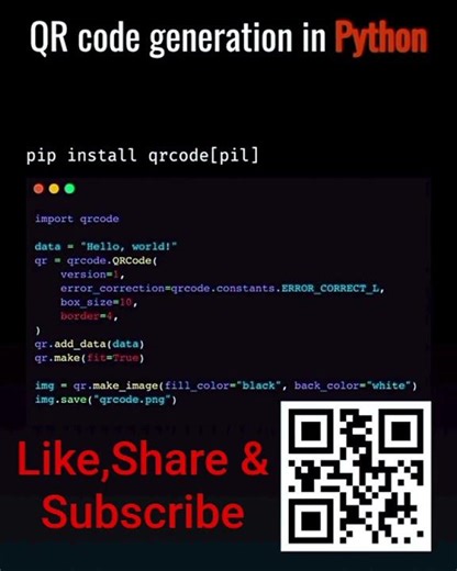 QR CODE in Python