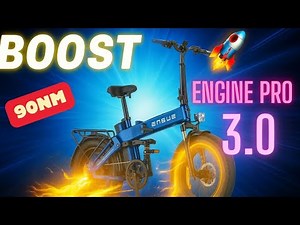 Appuie sur Boost… et ce vélo électrique devient tres puissant ! Engwe Engine pro 3.0 boost
