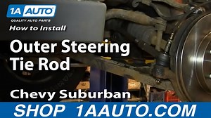 How to Replace Outer Tie Rod 1999-2006 Chevy Silverado