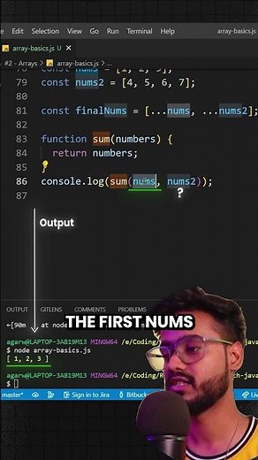 Rest Parameters in Javascript ( Interview Question )