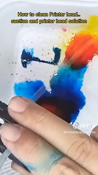 Epson printer head cleaning flushout with printer head solutions