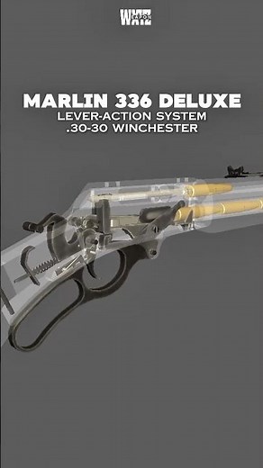 Marlin 336 Deluxe | Classic Lever-Action Mechanism Animation #Shorts